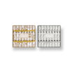 Picture of SAUCER CRACKERS 4.5 INCH GOLD & SILVER - 8 PACK